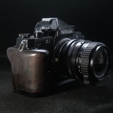 Camera Ebony Ironwood Wood Hand Grip Handle Aluminum Base L Board For Nikon ZF