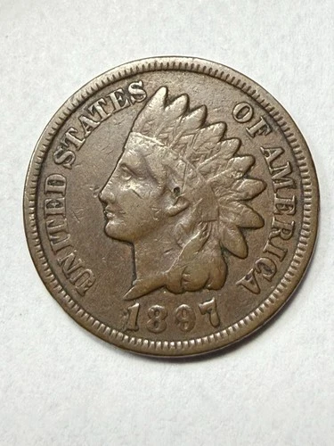 ** 1897 INDIAN CENT- FINE    (FILL THAT SPOT IN YOUR SET)   PRICED TO SELL 🔥 **