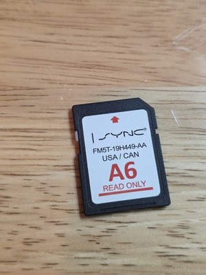 Ford Lincoln I SYNC GPS Navigation SD Card A6 - USA and Canada. FM5T-19H449-AA