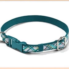 Thirty one sea plaid pet collar small dog gift pet supplies fashion New