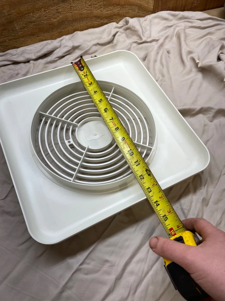 Broan Nutone 99110567 Ventilador Rejilla Plástico Blanco *D8 Foto 3 de 3