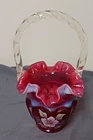 Fenton Open Heart Arches Basket