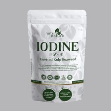 Iodine 156 µg (Knotted Kelp Seaweed) – Natural Vegan Food Supplement