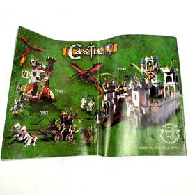 Lego Castle 7090 Crossbow Attack Instructions Manual Only