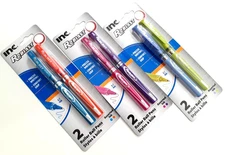 3 PACKS 6 PENS INC® R-2 BLAST™ ROLLER PRECISE WRITING ASSORTED INK COLORS