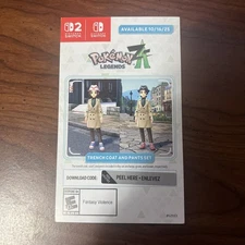 Pokemon Legends ZA trench coat and pants set code - (email/message code)