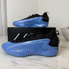 Anthony Edwards 1 Low Blue Adidas Nicks Gift Basketball Shoes UK 12.5 JQ6139