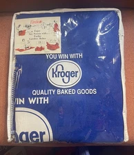 Vintage Large Kroger Bakery Faribo Blanket / Robe 50 x 60” NEW Never Used