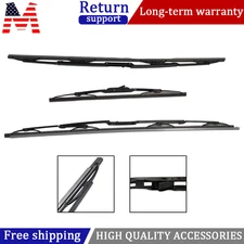 Front + Rear Wind Shield Wiper Blades Set For 2003-2012 Range Rover L322