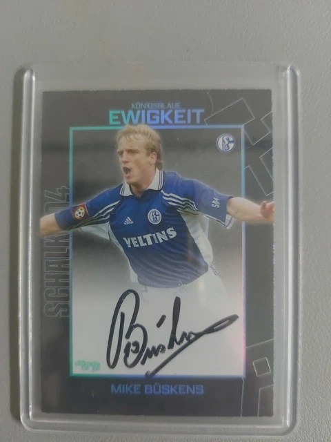 Ultimate Dropz FC Schalke 04 - Mike Büskens On Card Legend Auto 76/99