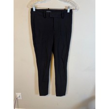 AYR Womens Skinny Pants Split Hem Stretch Black See Measurements