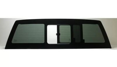 Fits 2015-2024 Ford F150 Manual Sliding Glass Window Dark Tinted / Heated