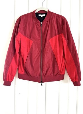 Rebecca Minkoff Red Darma Bomber Jacket, Sz XXS (P2P 19 )