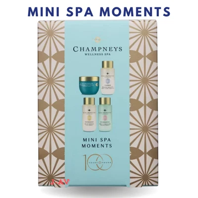 Luxury Champneys Mini Spa Moments Set Womens 4 Piece Birthday Christmas Gift Set