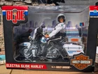 G.I. Joe Harley-Davidson Electra Guide Harley Motorcycle w/ Officer SEALED