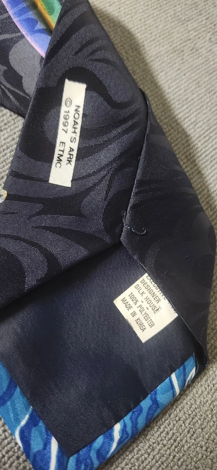 Corbata vintage del Arca de Noé de Rogers. "1997" en excelente estado Foto 3 de 4