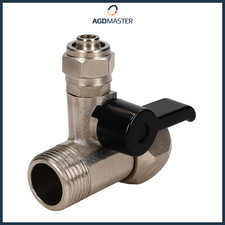 Messing Anschluss Kugelhahn 1/2 Zoll 1/4 Ausgang Wasserfilter Umkehrosmose