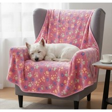 Manta De C lida Y Suave Mediano Para Mascotas Color Magenta 53 x 76 cm Nueva