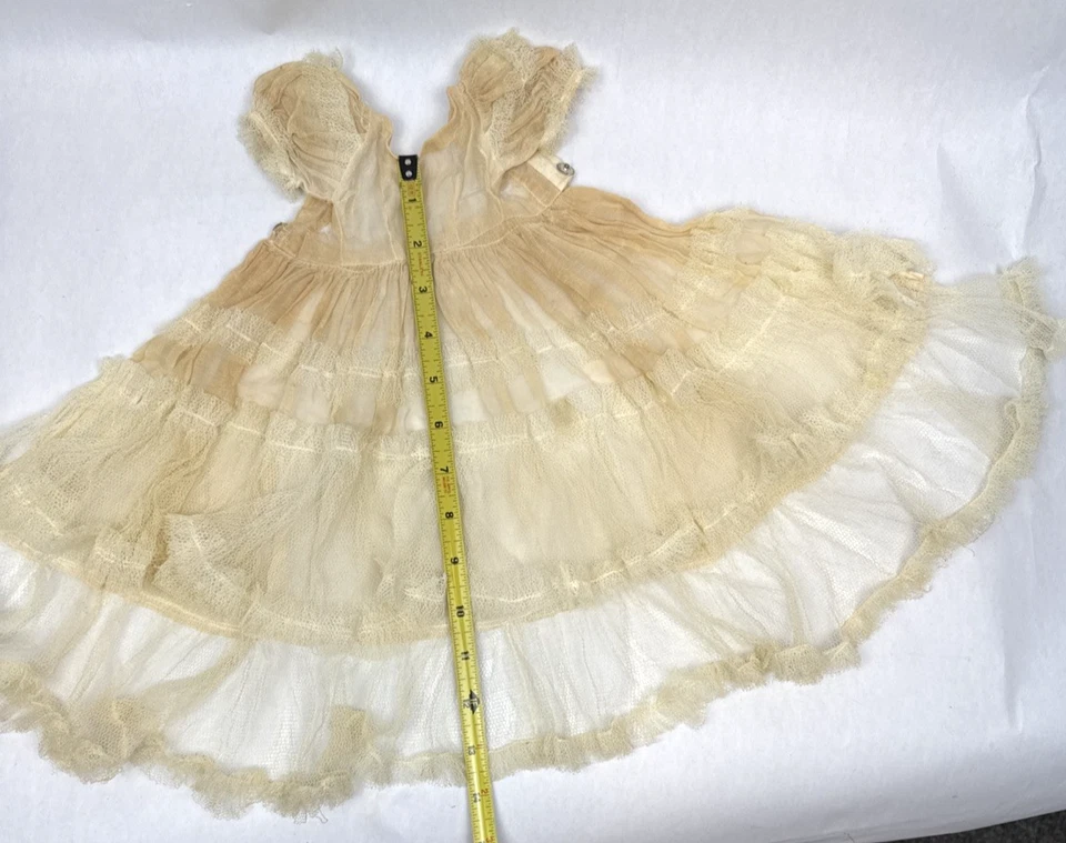 Vintage Doll Dress for French or German Bisque Doll or Early Antique - Image 4 of 4