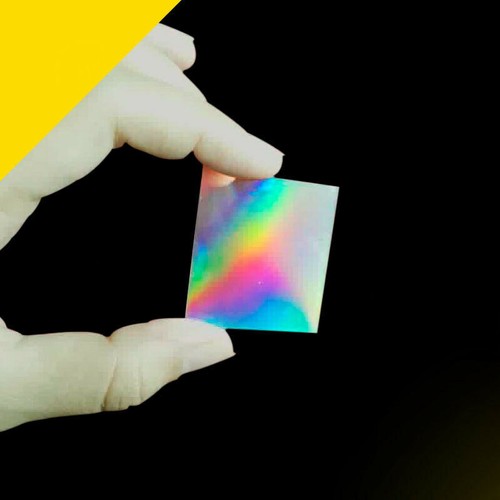 36x38mm Diffraction Grating Teach Ultra Precision Nano Engraving PET Trasmission
