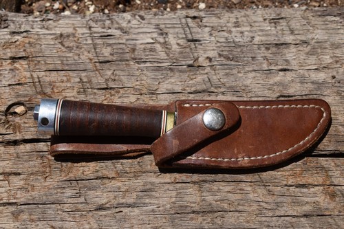 BLACKJACK CLASSIC BLADES CHUKKER SKINNING KNIFE W/ ORIGINAL SHEATH