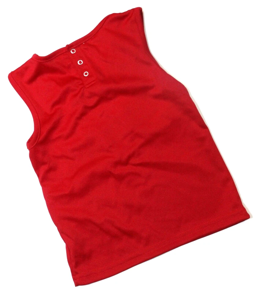 Disfraz de animadora de la Universidad de Oklahoma Top Pro Edge para niña 4T OU rojo blanco Foto 3 de 4