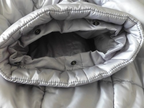 MAX MARA Intrend Luxus Damen Steppjacke Steppweste 2in1 eisblau Gr. It.48 D 40 - Bild 9 von 9