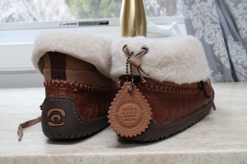 New- Manitobah MUK LUKS Suede Ankle Boots - Skoden - Light Brown - 7 - Picture 3 of 7