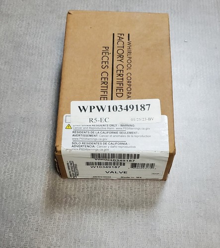 WPW10349187 NEU OEM ORIGINAL WHIRLPOOL Kühlschrank Wassereinlassventil - Bild 2 von 2