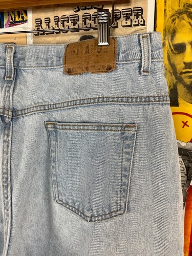 Vtg 90s Light Wash Gitano Tapered Denim Mom Jeans Womens Plus Sz 16 38x29 - Picture 10 of 14