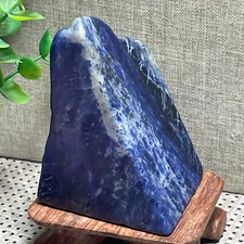 Raw Sodalite Blue Stone Rocks Chunks Crystal Mineral Specimens  210g  AP32