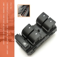 Window Master Power Switch For Chevrolet Silverado GMC Sierra Driver Side 4 Door