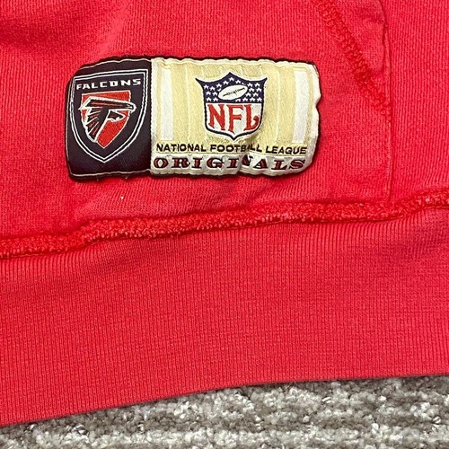 Vintage 90s Atlanta Falcons NFL ORIGINALS Hoodie Sweatshirt Red 3xl REVERSE WEAVE - Bild 7 von 10