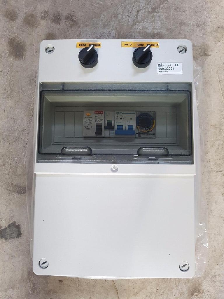Cuadro eléctrico para Piscina con Transformador AC  300w.