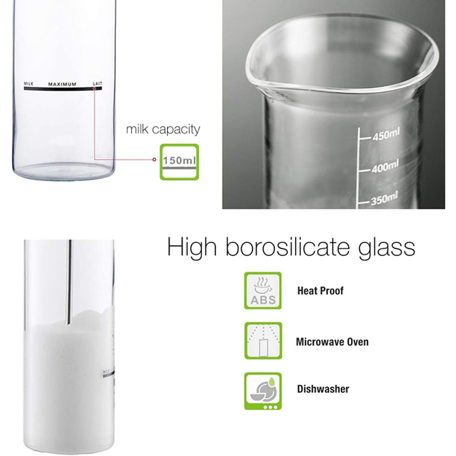 Electric Milk Frother Cup Portable Milk Frother Milk Shake Mixer Milk