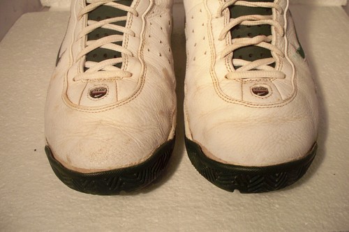Nike Air Team Max Zoom II 2 139363-131 talla 11,5 blanco-verde-amarillo 1999 original - Imagen 7 de 17