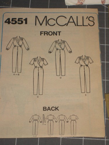 Monos McCalls 4551 Misses Talla 12 Todos los días para fiesta a vestir 1989 - Imagen 5 de 7