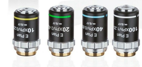 Phase Contrast Lens Set 10x 20x 40x 100X - E Plan Infinity Objectives