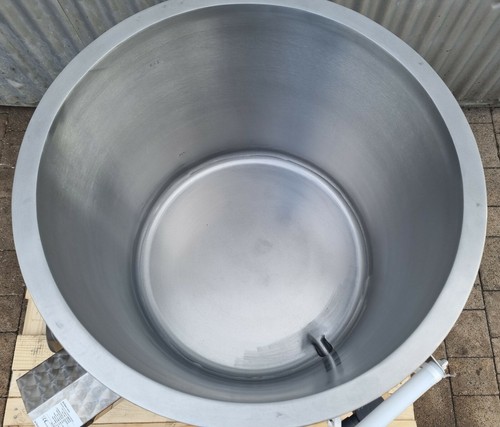 150 Liter Beistellkessel aus Edelstahl Glyzerinbadkessel Kochkessel Gastrokessel - Bild 7 von 12