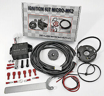 WASSELL 6V & 12V ELECTRONIC IGNITION KIT FOR PRE UNIT TWINS LUCAS K2FIH STATOR - Picture 1 of 2
