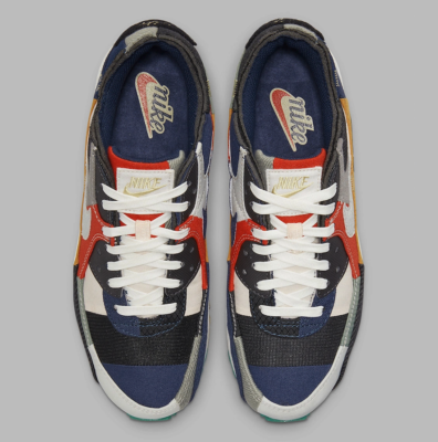 Nike W Air Max 90 QS Shoes Legacy Scrap Multi-Color DJ4878
