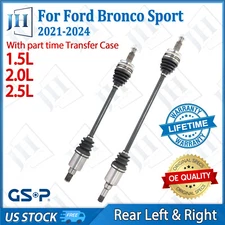 OE Rear Left Right CV Axle Shaft Set for 20 21 22 23 24 Ford Bronco Sport Escape