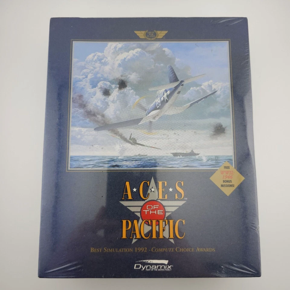 Aces of the Pacific, 1992, Big Box, New & Sealed - Image 2 of 4