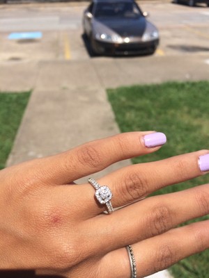 purple diamond ring kay jewelers