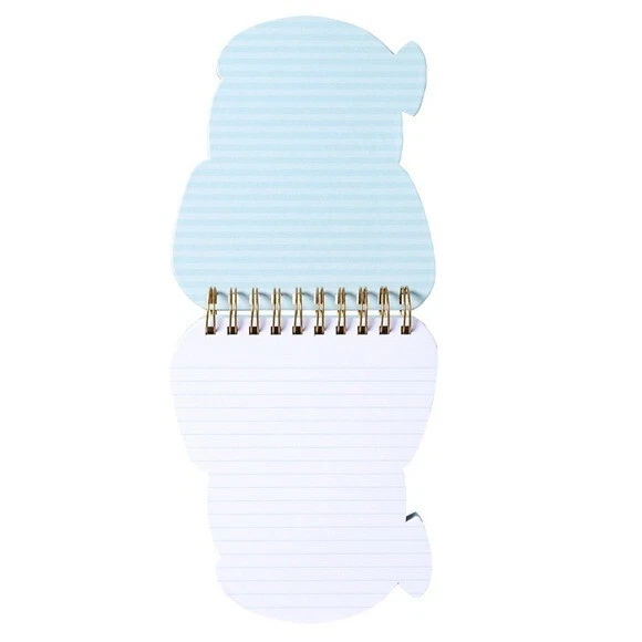 Punch Studio Gingerbread Cat Spiral Notebook Stationary Gift Christmas Holiday - Image 2 of 4