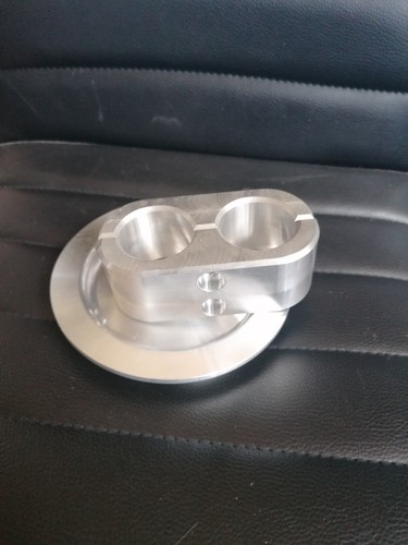 Supporto pompa carburante - adattatore Audi VAG Billet fresato CNC Motorsport - Foto 3 di 5