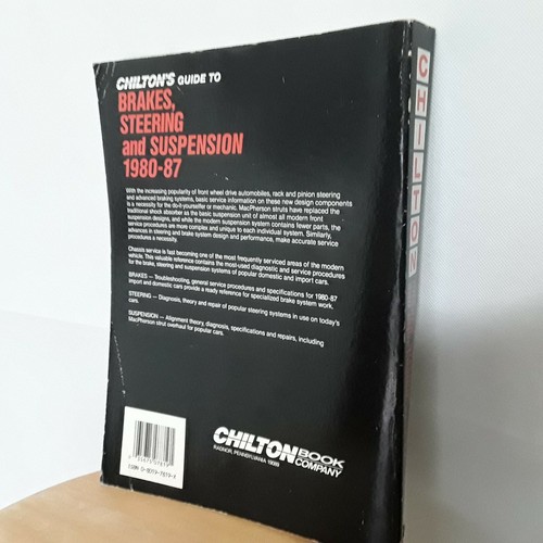 Guía de frenos, dirección y suspensión Chilton 1980-1987 #7819 completa - Imagen 7 de 12