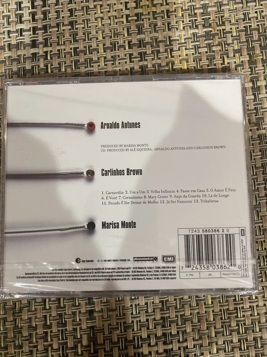 Tribalistas BRAND NEW CD by Marisa Monte & Carlinhos Brown & Arnaldo Antunes