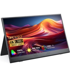 4K 3840x2160 Portable Monitor 15.6" 100 Adobe RGB HDR IPS USB-C Laptop Monitor