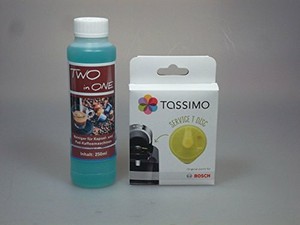 Tassimo Kapselmaschinen Reiniger Entkalker 250ml Und Bosch T Disc Gelb 576836 Ebay
